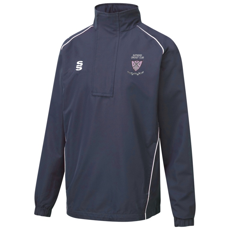 Women's Dual Curve 1/4 Zip Rain jacket : Navy